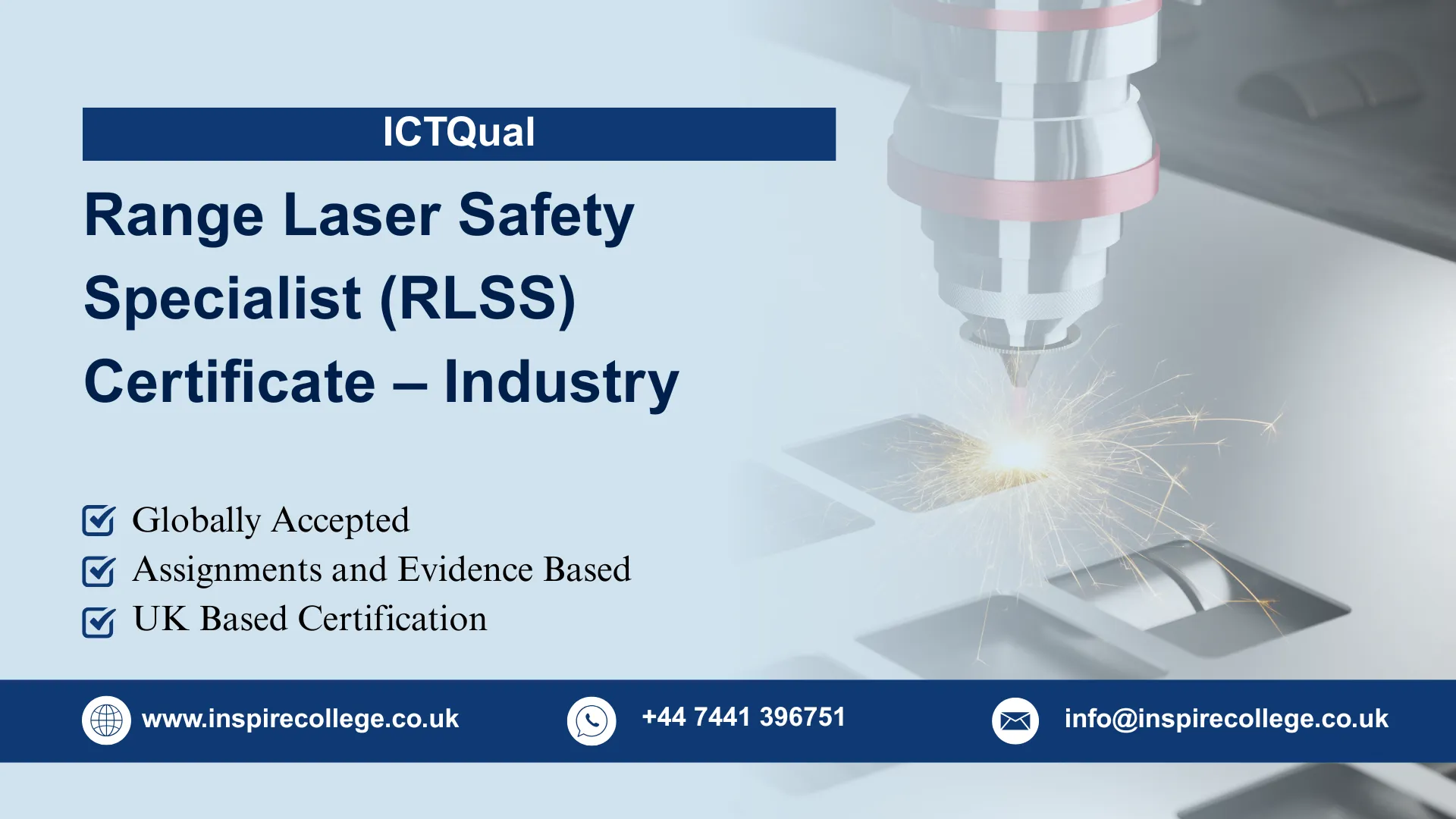 ICTQual Range Laser Safety Specialist (RLSS) Certificate – Industry