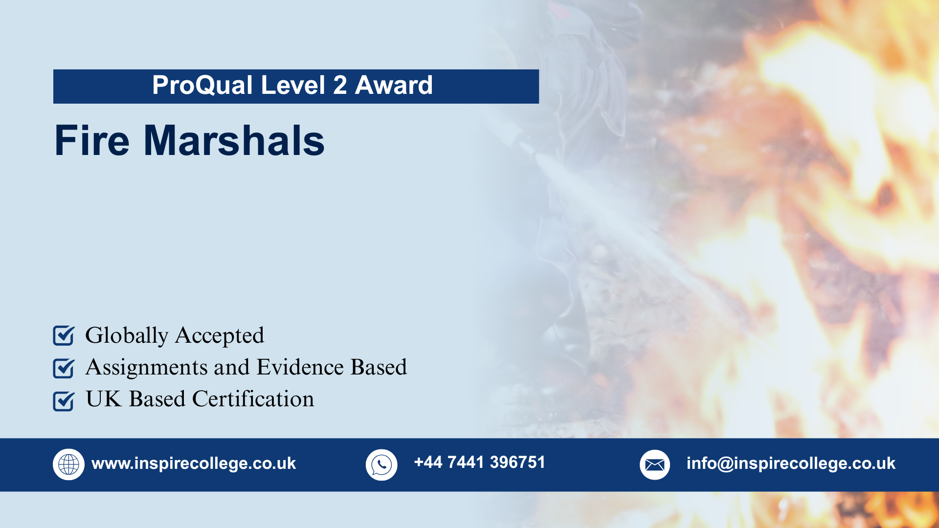 ProQual Level 2 Award for Fire Marshals