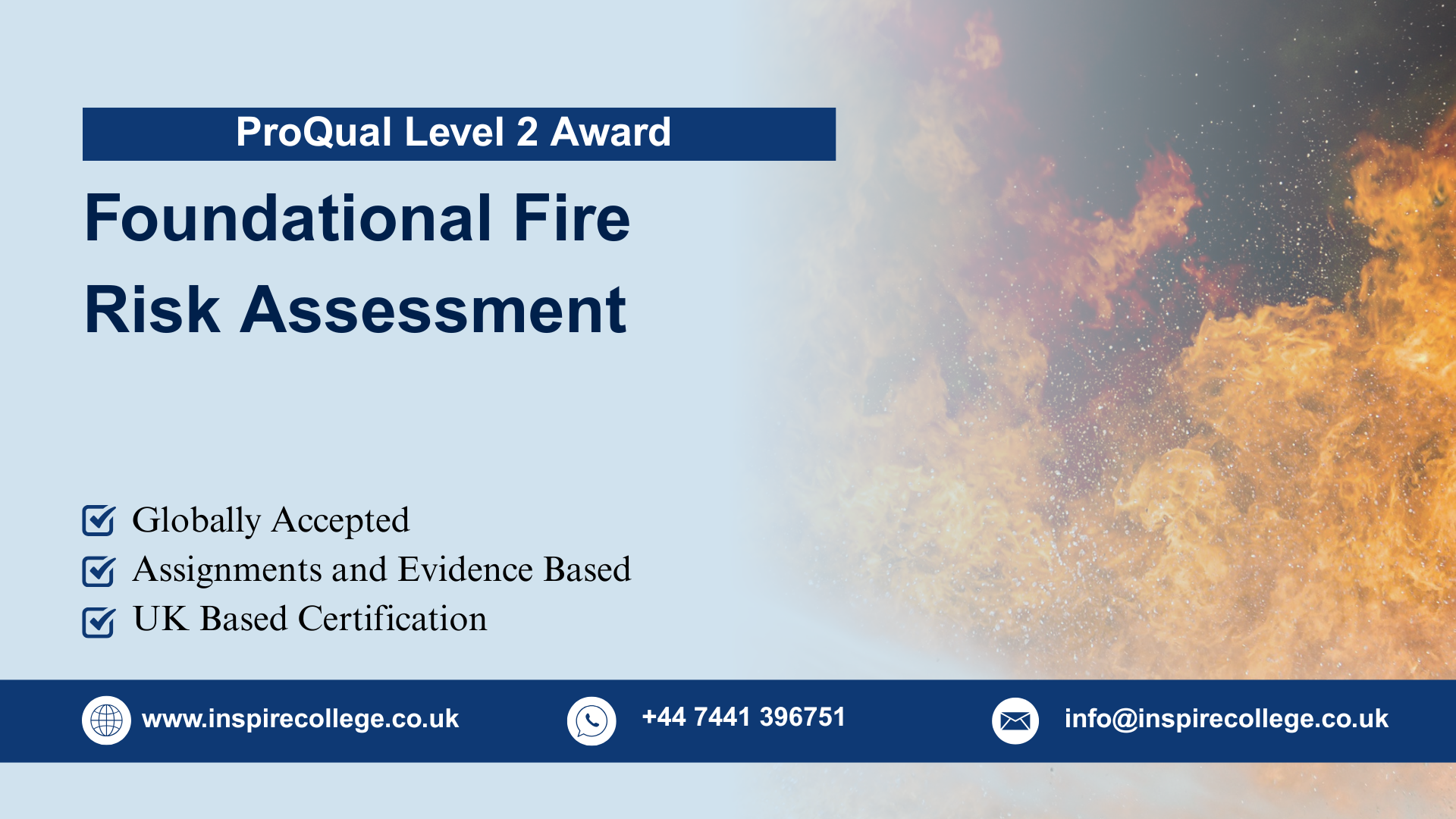 ProQual Level 2 Award in Foundational Fire Risk Assessment