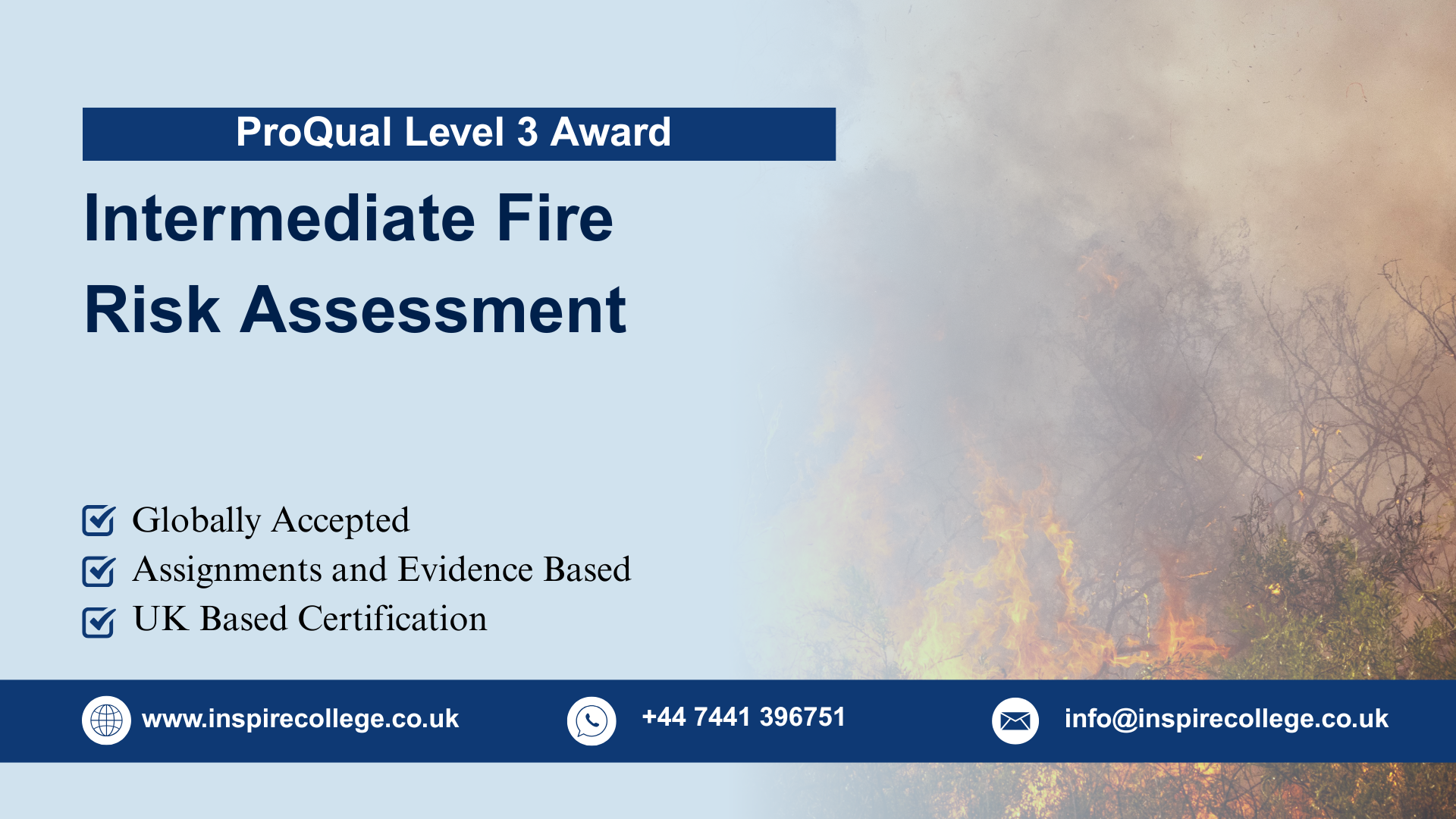 ProQual Level 3 Award in Intermediate Fire Risk Assessment