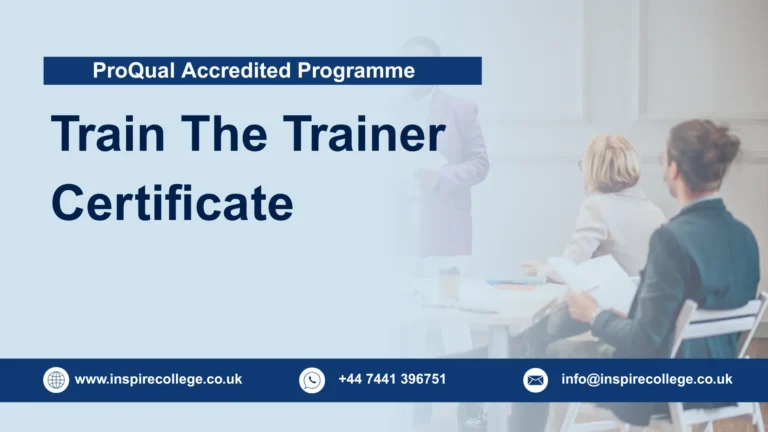 Train The Trainer Certificate