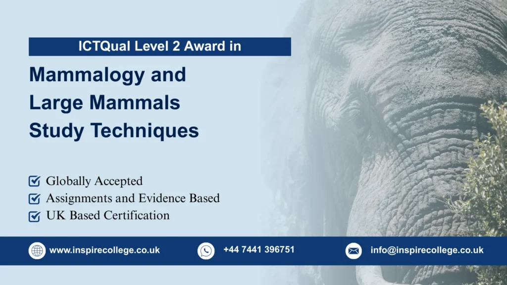 ICTQual Level 2 Award in Mammalogy and Large Mammals Study Techniques