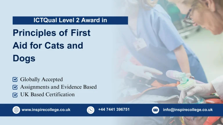 ICTQual Level 2 Award in Principles of First Aid for Cats and Dogs