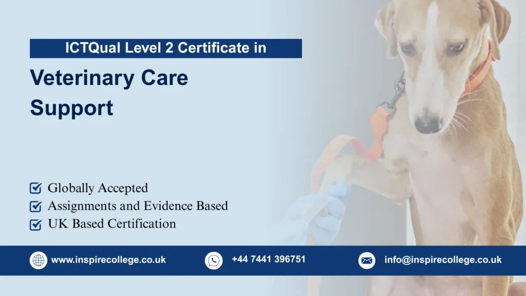ICTQual Level 2 Certificate in Veterinary Care Support