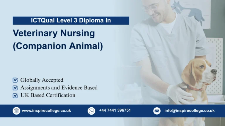 ICTQual Level 3 Diploma in Veterinary Nursing (Companion Animal)