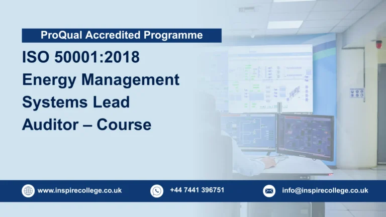 ISO 50001:2018 Energy Management Systems Lead Auditor – Course