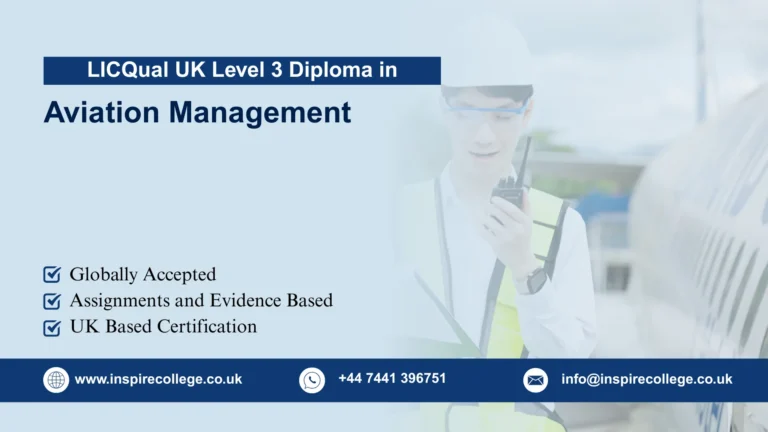 LICQual UK Level 3 Diploma in Aviation Management