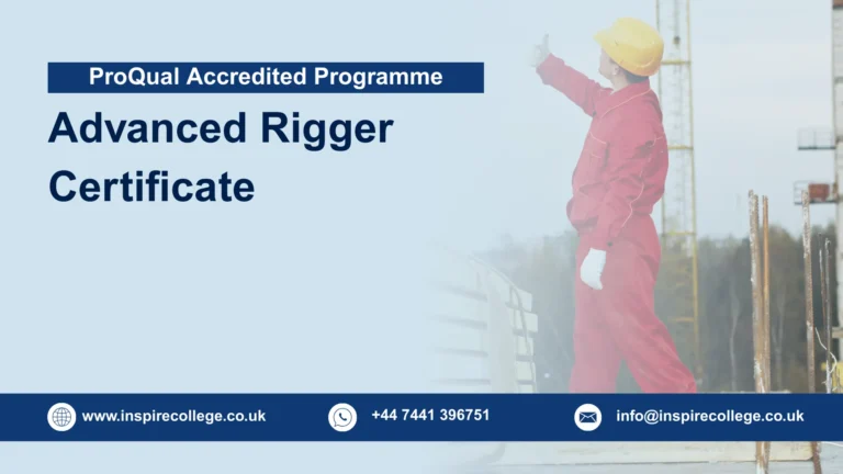 ProQual Accredited Advanced Rigger Certificate
