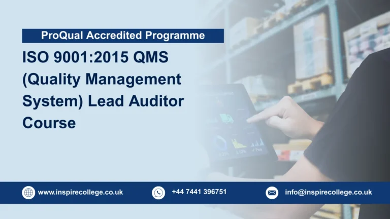 ProQual Accredited ISO 9001:2015 QMS (Quality Management System) Lead Auditor Course