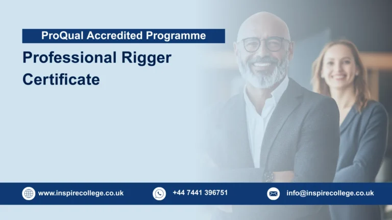 ProQual Accredited Professional Rigger Certificate