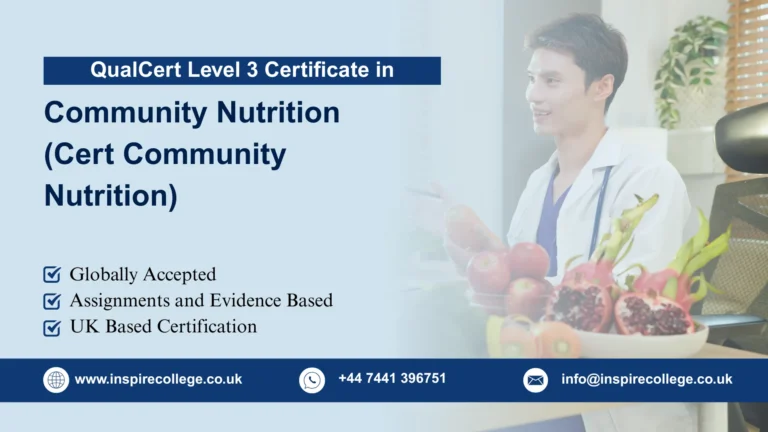QualCert Level 3 Certificate in Community Nutrition (Cert Community Nutrition)