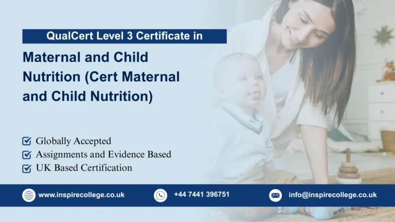 QualCert Level 3 Certificate in Maternal and Child Nutrition (Cert Maternal and Child Nutrition)