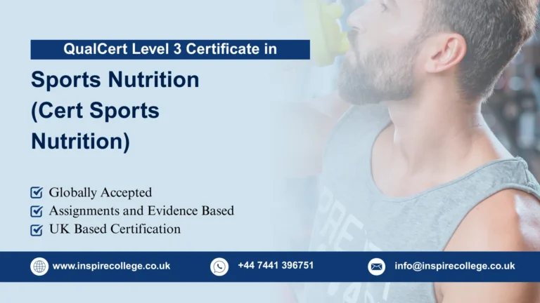 QualCert Level 3 Certificate in Sports Nutrition (Cert Sports Nutrition)