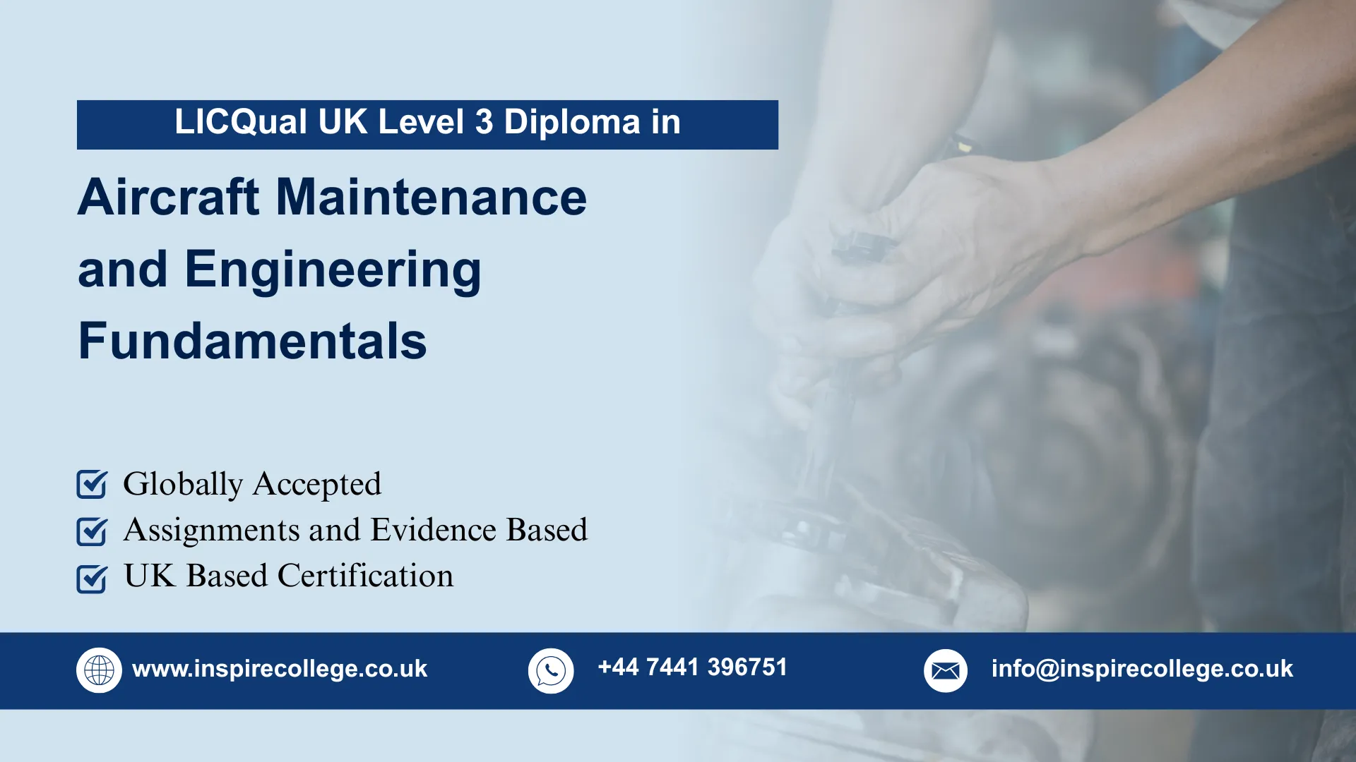 LICQual UK Level 3 Diploma in Aircraft Maintenance and Engineering ...