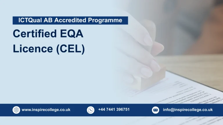 ICTQual AB Accredited Certified EQA Licence (CEL)