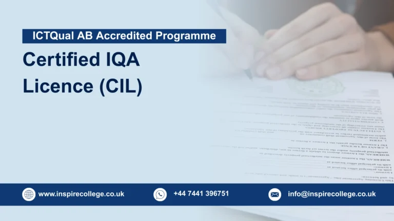 ICTQual AB Accredited Certified IQA Licence (CIL)