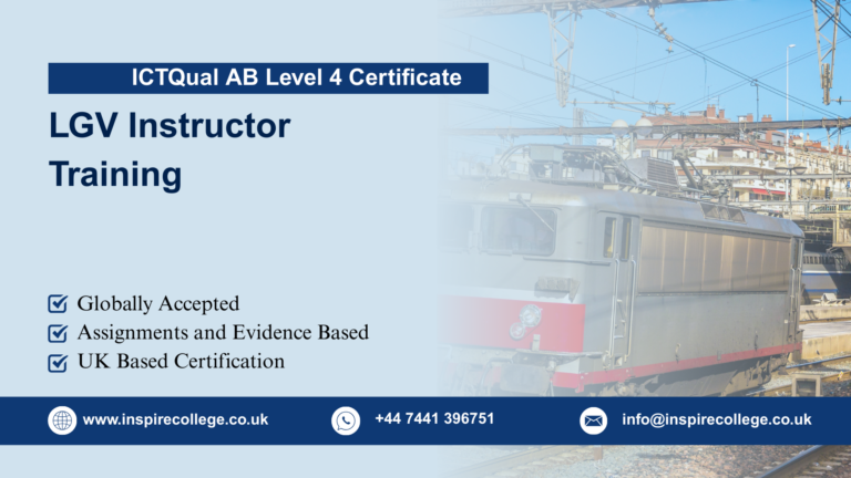 ICTQual AB Level 4 Certificate LGV Instructor Training
