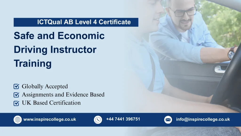 ICTQual AB Level 4 Certificate in Safe and Economic Driving Instructor Training
