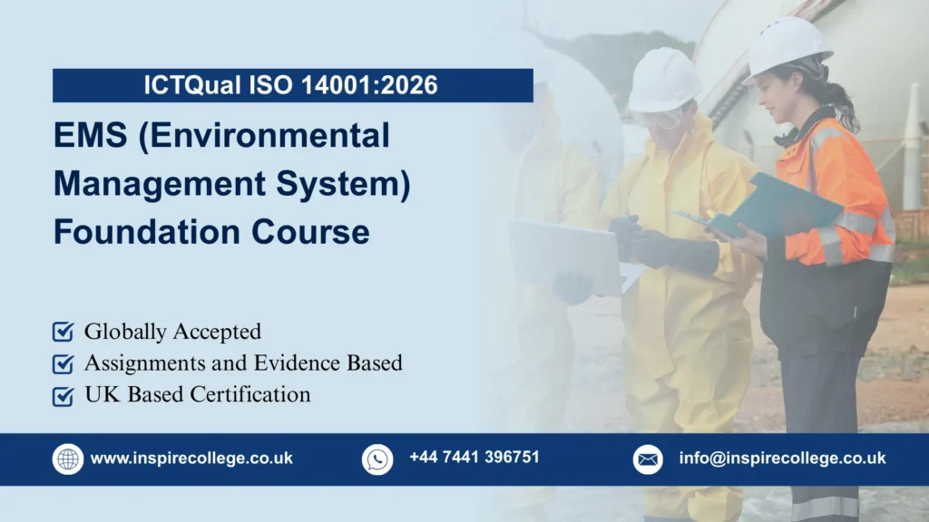 ICTQual ISO 14001:2026 EMS (Environmental Management System) Foundation Course