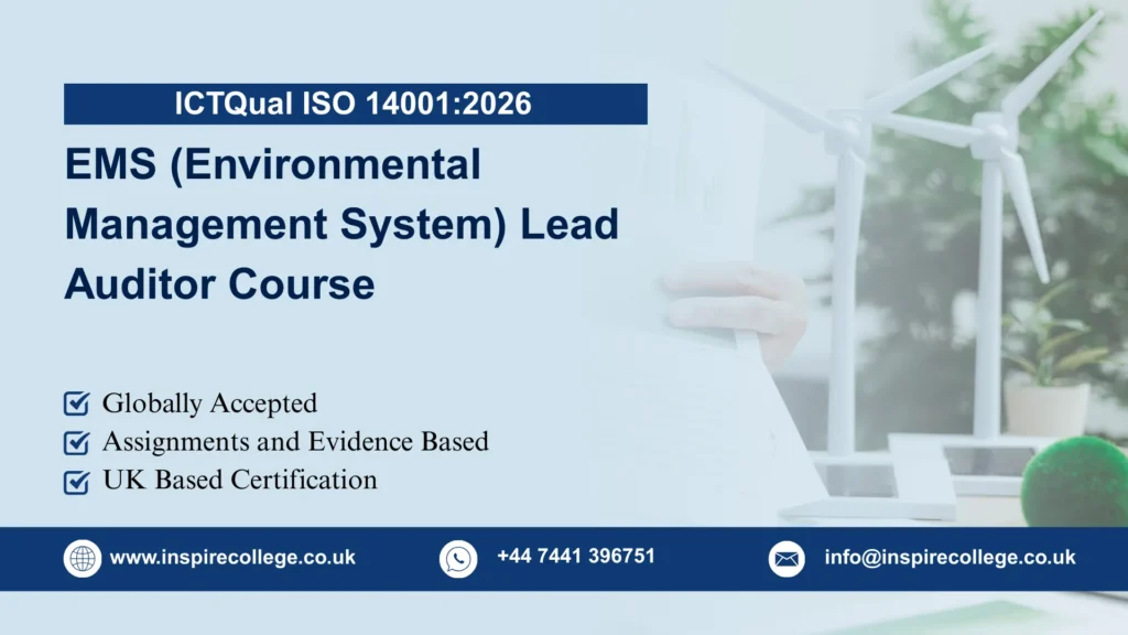 ICTQual ISO 14001:2026 EMS (Environmental Management System) Lead Auditor Course