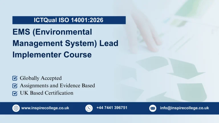 ICTQual ISO 14001:2026 EMS (Environmental Management System) Lead Implementer Course