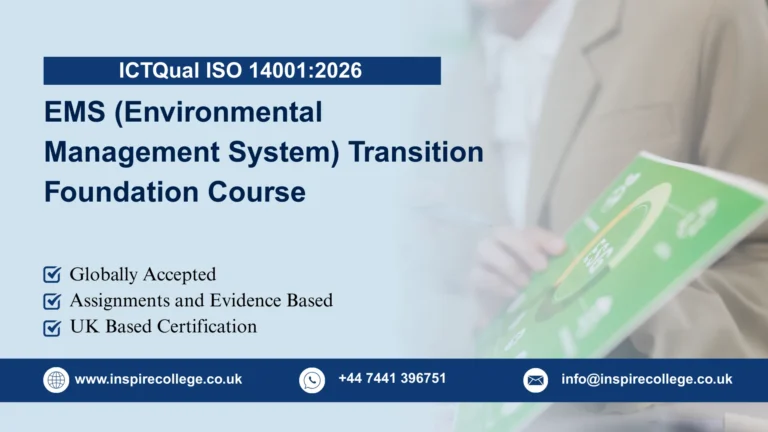 ICTQual ISO 14001:2026 EMS (Environmental Management System) Transition Foundation Course