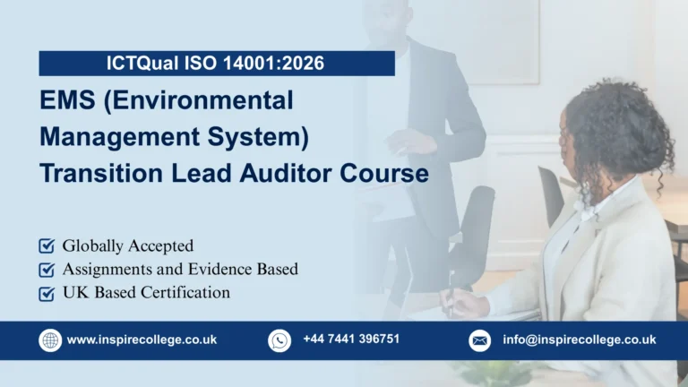 ICTQual ISO 14001:2026 EMS (Environmental Management System) Transition Lead Auditor Course