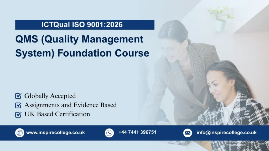 ICTQual ISO 9001:2026 QMS (Quality Management System) Foundation Course