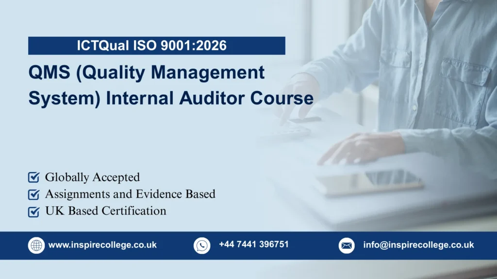 ICTQual ISO 9001:2026 QMS (Quality Management System) Internal Auditor Course