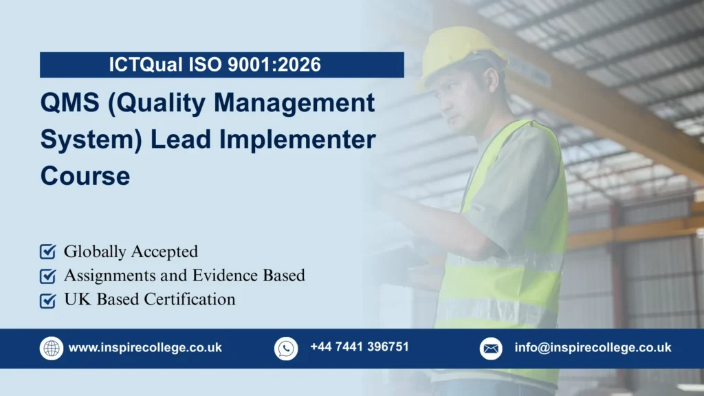 ICTQual ISO 9001:2026 QMS (Quality Management System) Lead Implementer Course