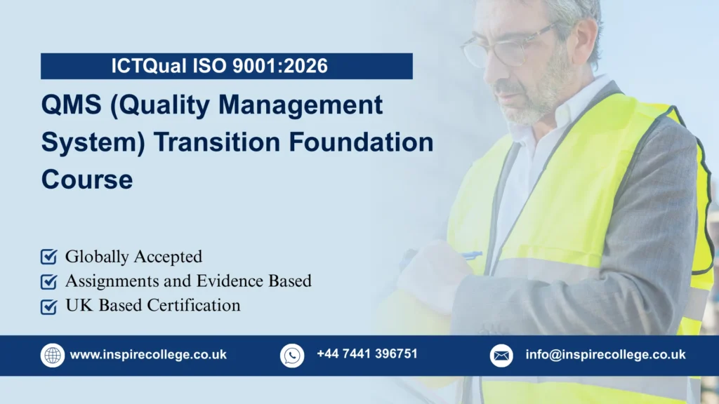 ICTQual ISO 9001:2026 QMS (Quality Management System) Transition Foundation Course