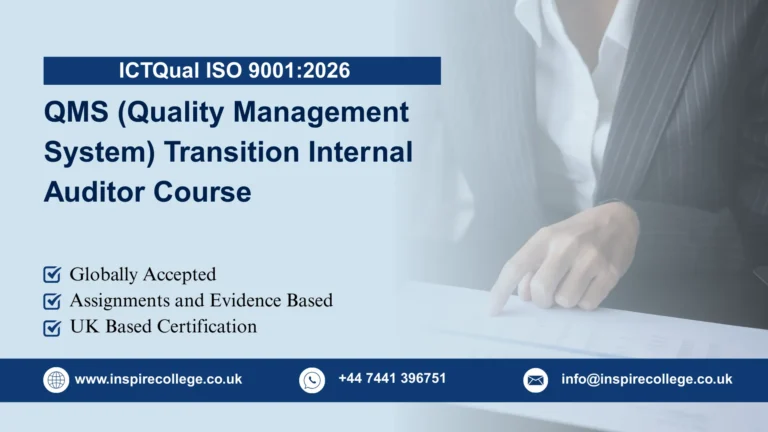 ICTQual ISO 9001:2026 QMS (Quality Management System) Transition Internal Auditor Course