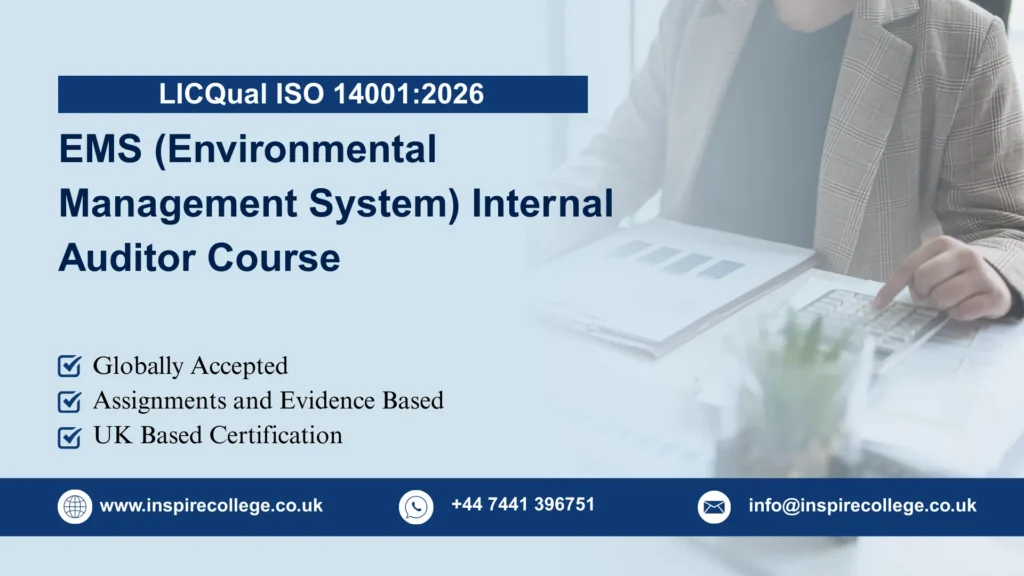 LICQual ISO 14001:2026 EMS (Environmental Management System) Internal Auditor Course