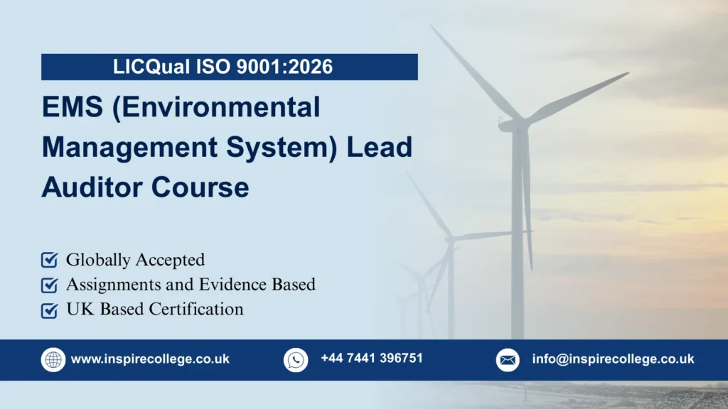 LICQual ISO 14001:2026 EMS (Environmental Management System) Lead Auditor Course