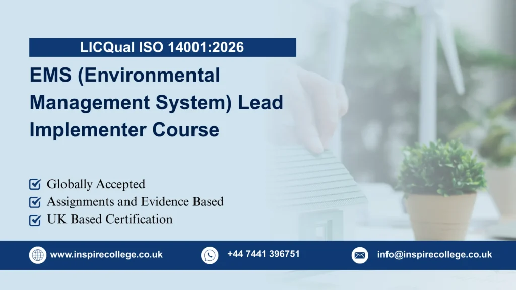 LICQual ISO 14001:2026 EMS (Environmental Management System) Lead Implementer Course