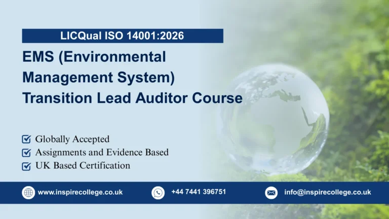 LICQual ISO 14001:2026 EMS (Environmental Management System) Transition Lead Auditor Course
