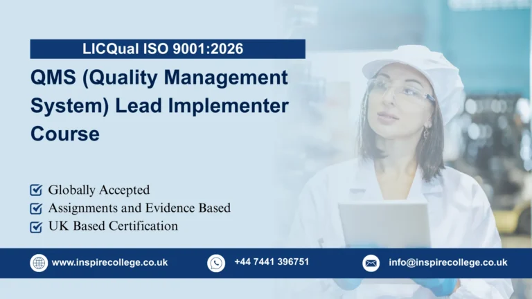 LICQual ISO 9001:2026 QMS (Quality Management System) Lead Implementer Course