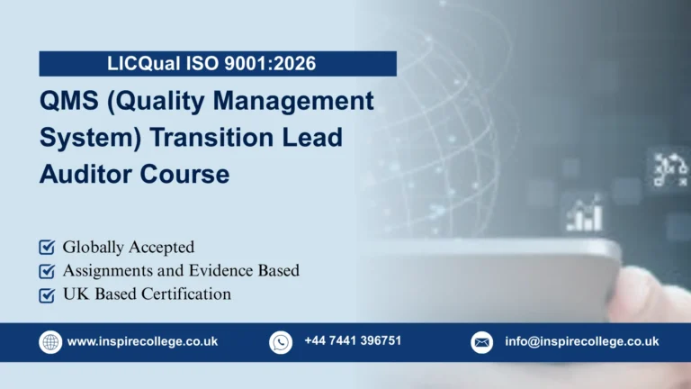 LICQual ISO 9001:2026 QMS (Quality Management System) Transition Lead Auditor Course