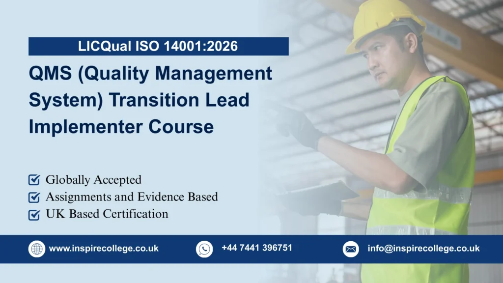 LICQual ISO 9001:2026 QMS (Quality Management System) Transition Lead Implementer Course
