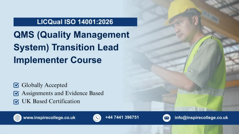 LICQual ISO 9001:2026 QMS (Quality Management System) Transition Lead Implementer Course