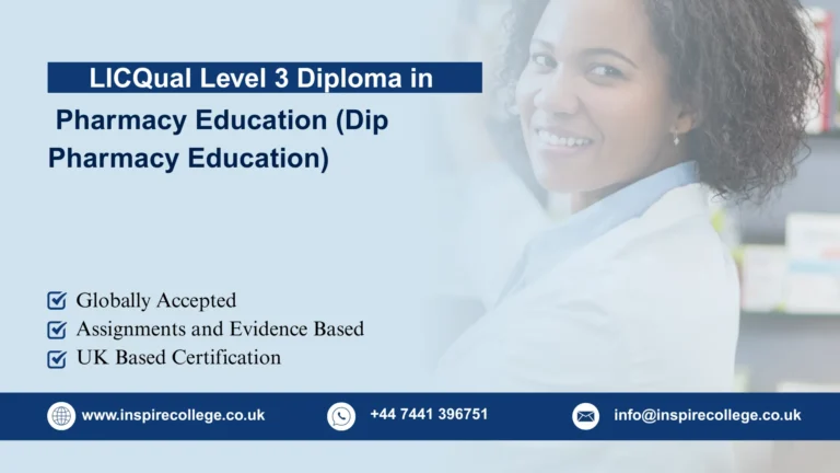 LICQual Level 3 Diploma in Pharmacy Education (Dip Pharmacy Education)