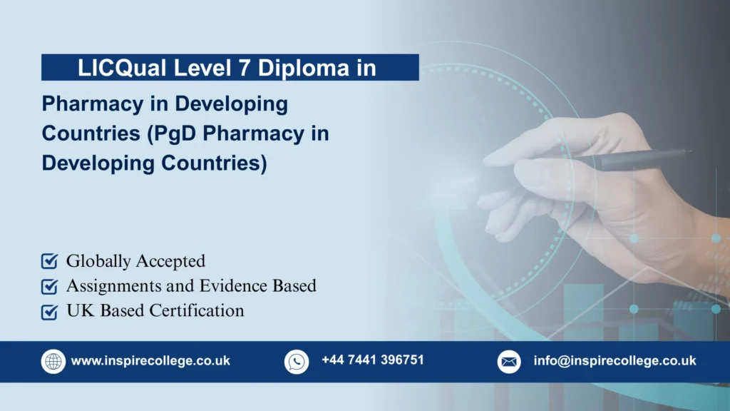 Pharmacy in Developing Countries (PgD Pharmacy in Developing Countries)