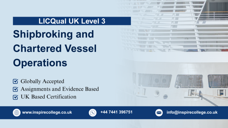 LICQual UK Level 3 Diploma in Shipbroking and Chartered Vessel Operations