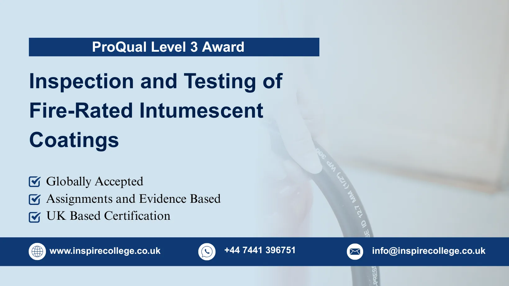 ProQual Level 3 Award in the Inspection and Testing of Fire-Rated ...