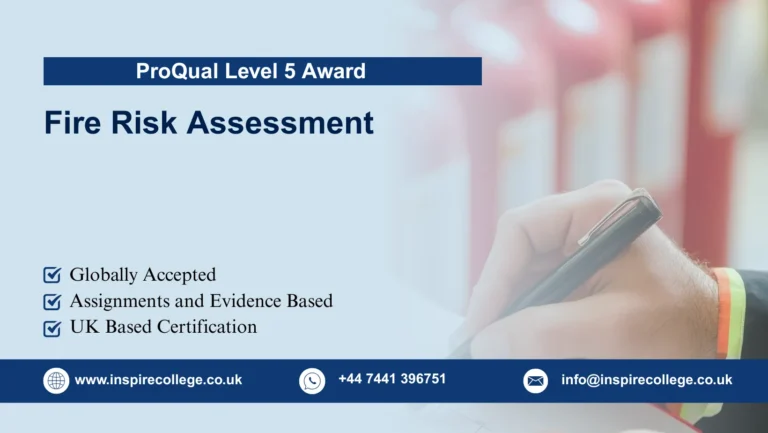 ProQual Level 5 Award in Fire Risk Assessment
