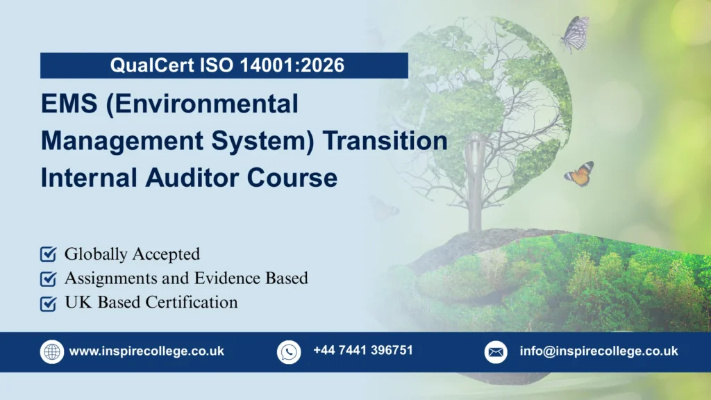 QualCert ISO 14001:2026 EMS (Environmental Management System) Transition Internal Auditor Course