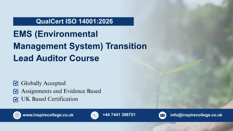 QualCert ISO 14001:2026 EMS (Environmental Management System) Transition Lead Auditor Course