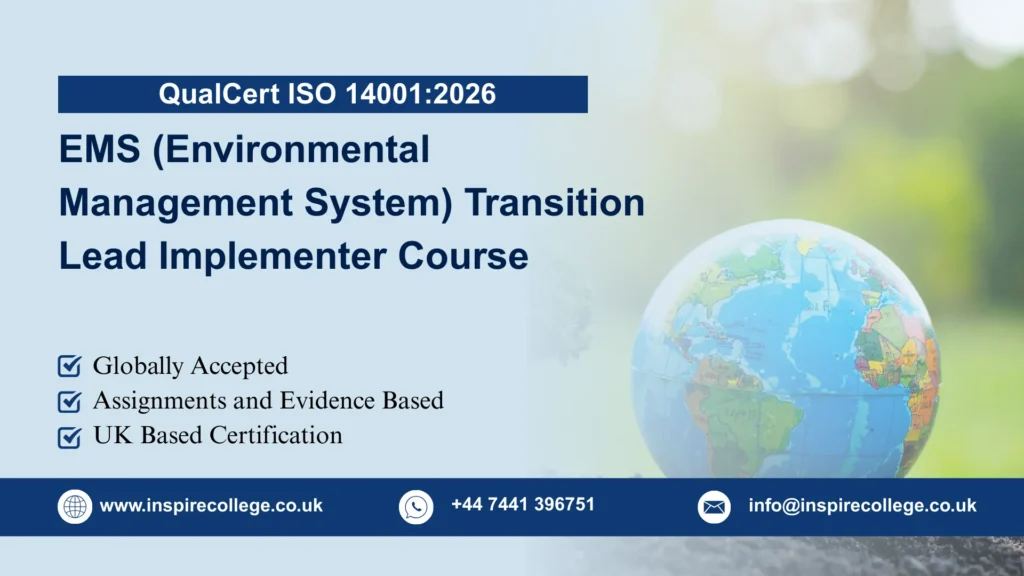 QualCert ISO 14001:2026 EMS (Environmental Management System) Transition Lead Implementer Course