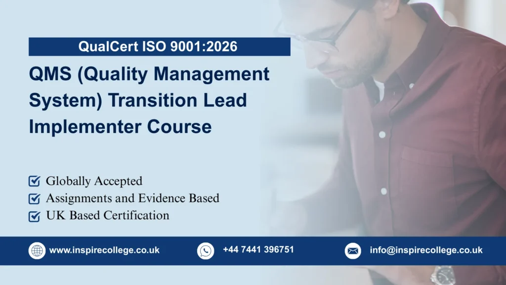 QualCert ISO 9001:2026 QMS (Quality Management System) Transition Lead Implementer Course