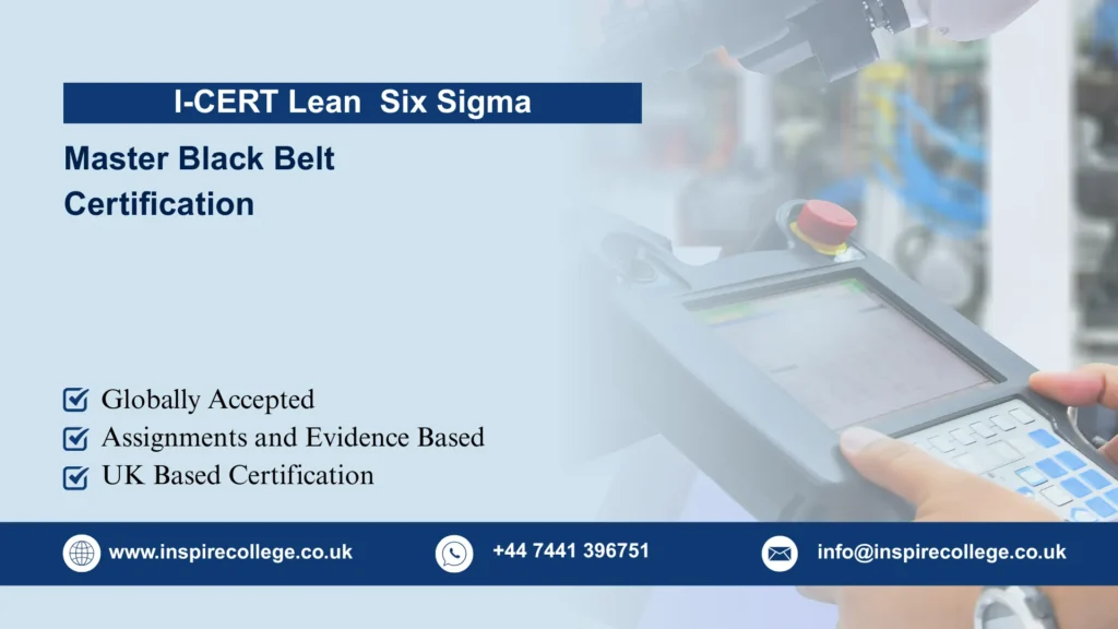 I-CERT Lean Six Sigma Master Black Belt Certification